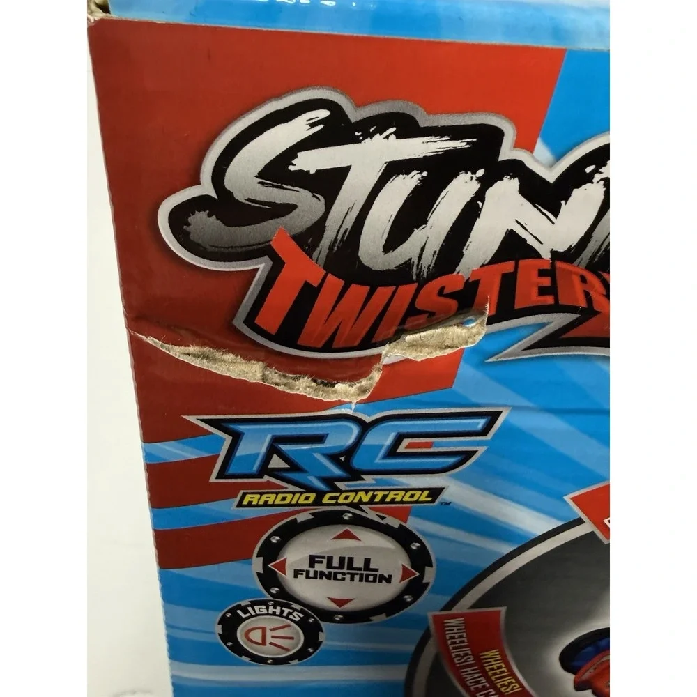 Nitro Stunt Twisterz Radio Control Car RC Spin Wheelie Flip Lights NKOK Toy‎ New